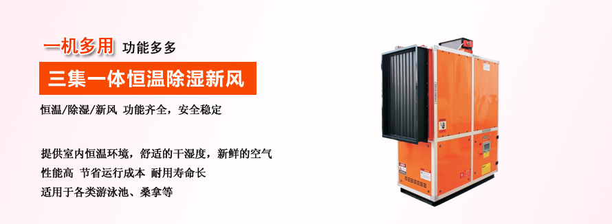 泳池三集一體恒溫除濕設備