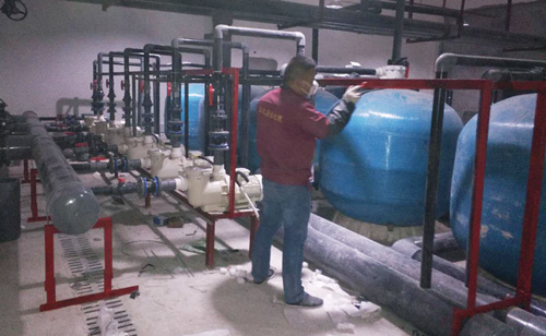 泳池采用順流式的原理和特點